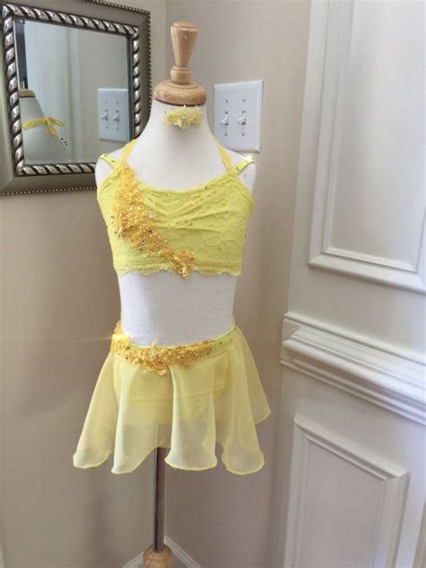 dance costumes yellow|yellow contemporary dance costumes.